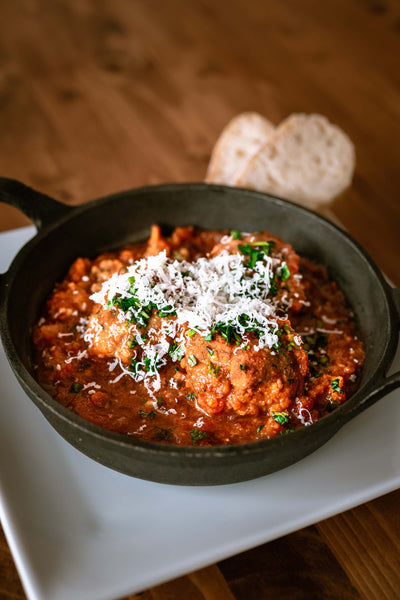 Spanish Albondigas With Manchego Cheese